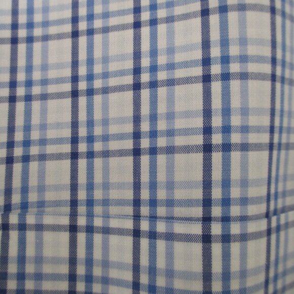 J. McLaughlin Mens L/S Blue Cotton Button Down Dress Shirt- Size 15/33 or Medium - Picture 2 of 3